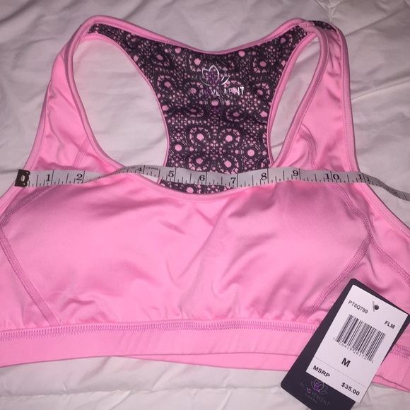Pink Lotus Pink High Impact Sports Bra - Picture 5 of 9